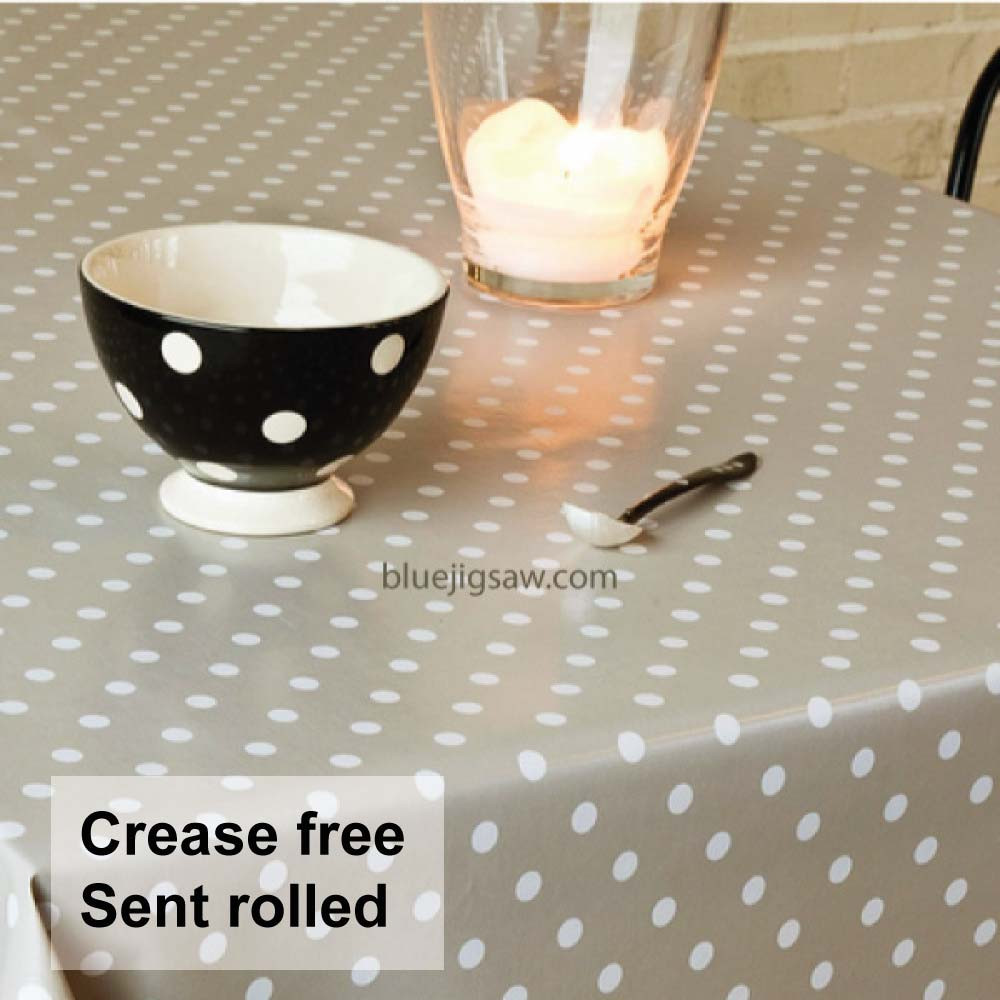 Mushroom Polka Dot PVC Tablecloth