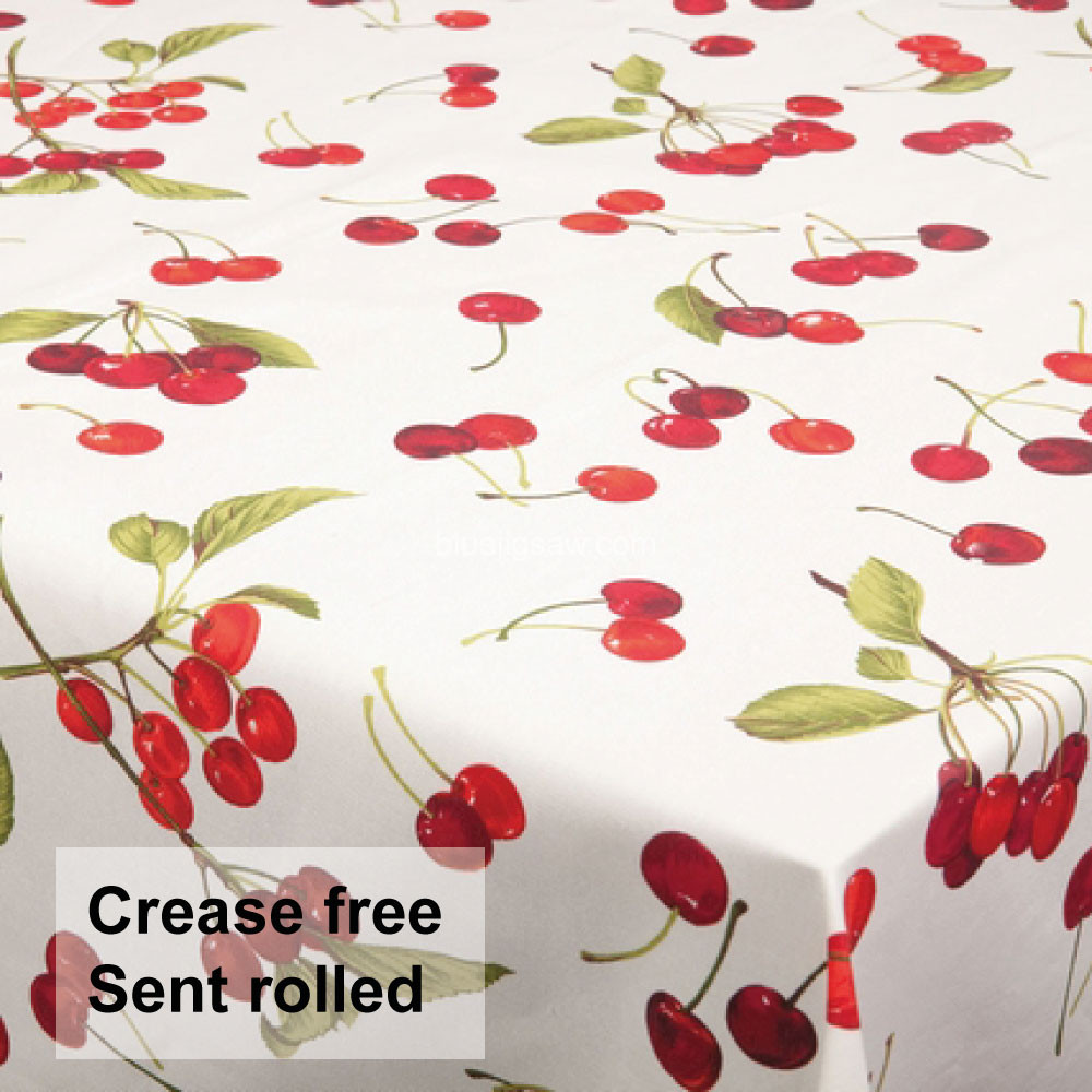 Cherries PVC Tablecloth