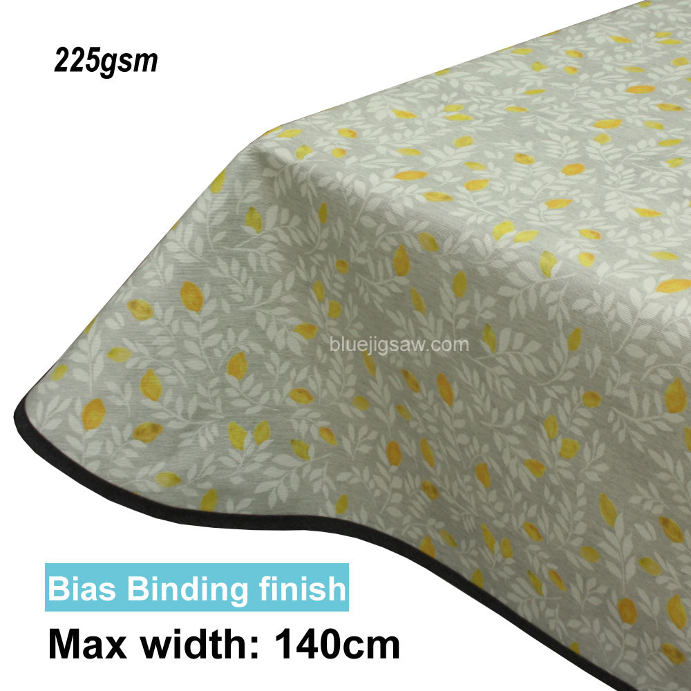 Acrylic Coated Tablecloth with Bias Binding
