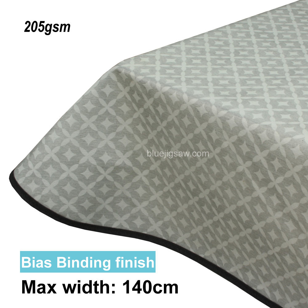 Acrylic Coated Tablecloth with Bias Binding