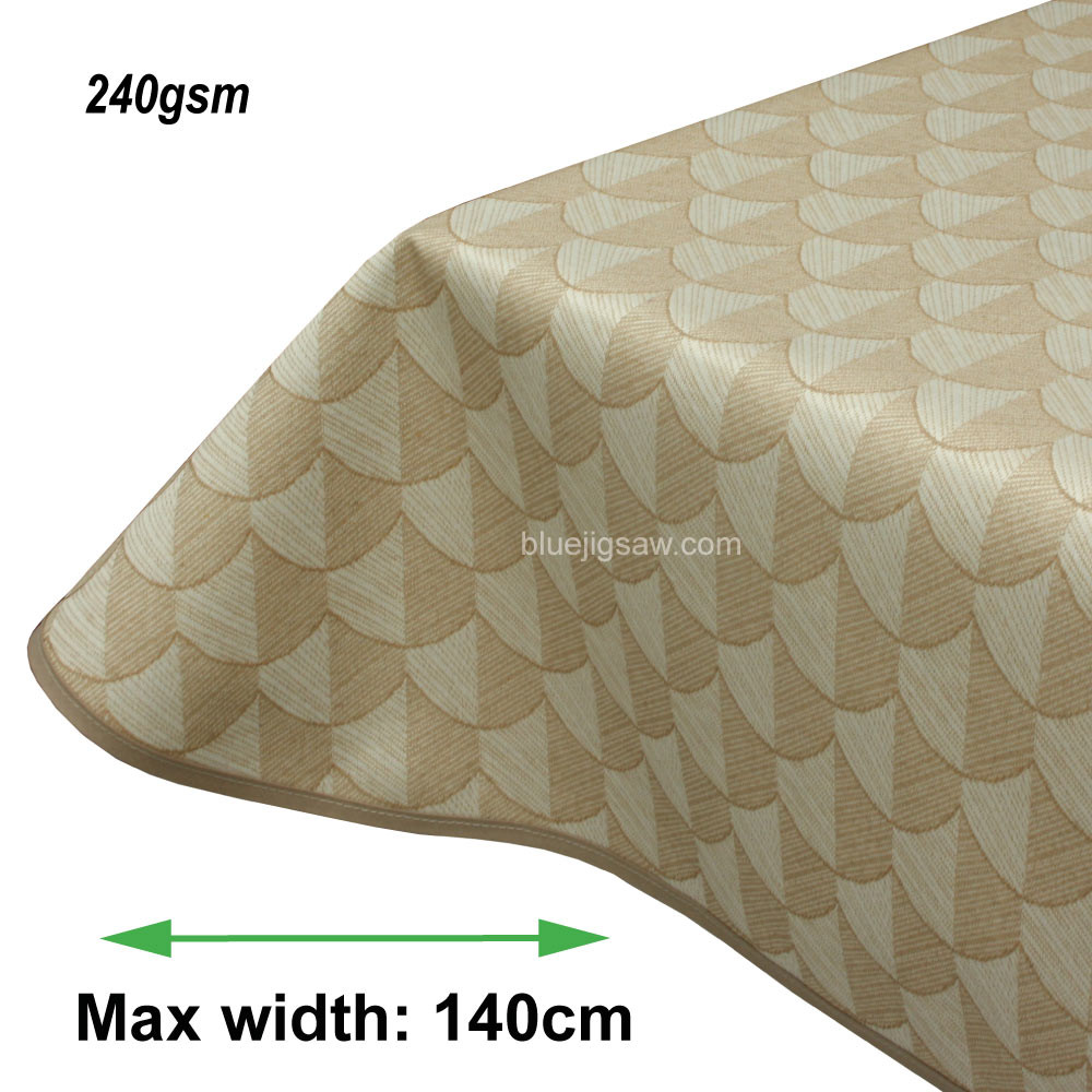 Sevilla Dune Acrylic Coated Tablecloth