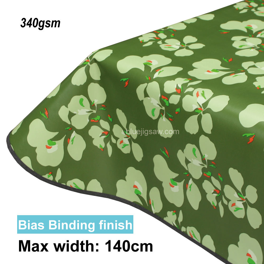 Lola PVC Tablecloth with edge finish
