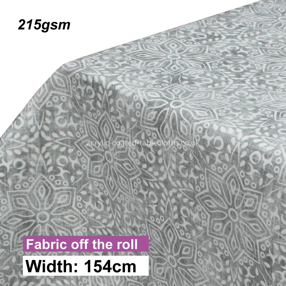 Cadiz Grey Acrylic Coated Fabric