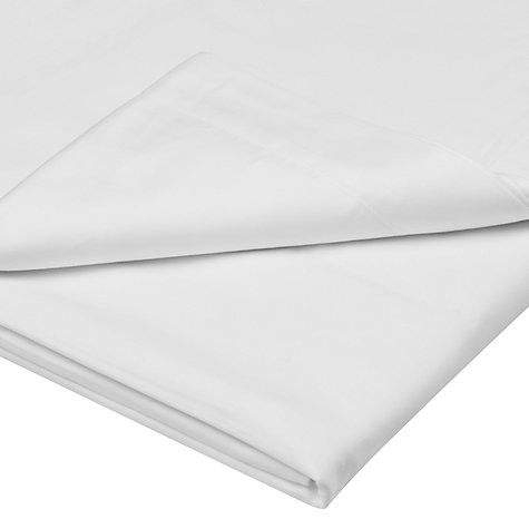 Lunar Cotton Flat Sheets White