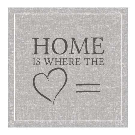 Ambiente 3ply 33cm Paper Napkins, Home Grey