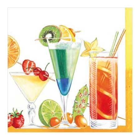 Ambiente 3ply 33cm Paper Napkins, Cocktail