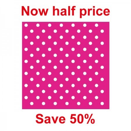 Ambiente 3ply 33cm Paper Napkins, Dots Magenta