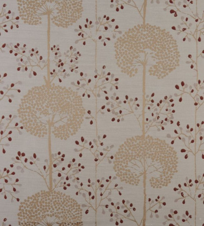 Prestigious Textiles Moonseed Cranberry Fabric, Remnant