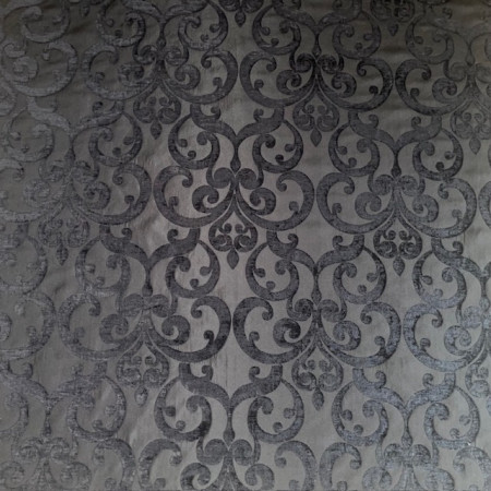 Fryetts Milano Black Fabric, Remnant