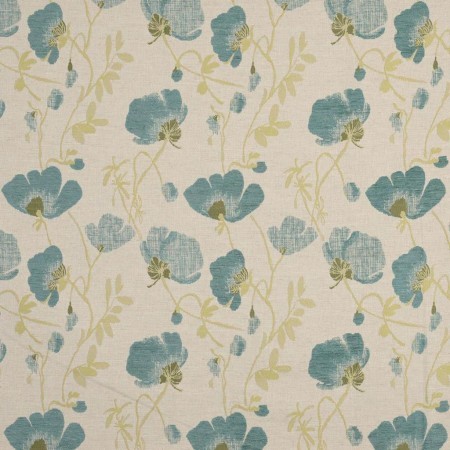 Fryetts Fabric Serafina Fabric, Duck Egg, Remnant