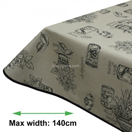 Culinary Acrylic Coated Tablecloth