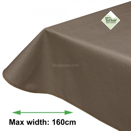 Florence Mushroom Acrylic Coated Tablecloth