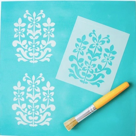 Jaipur Stencil by Nicolette Tabram