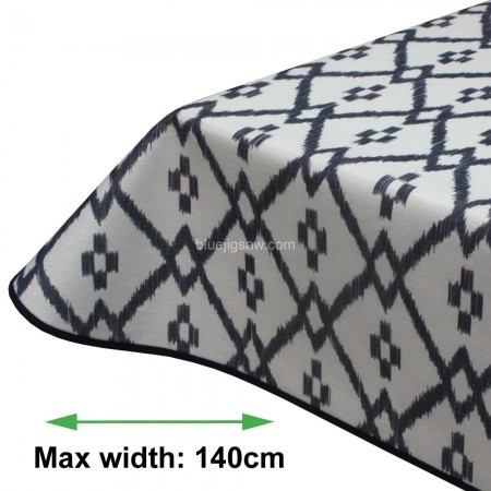 Kasbar Ink Acrylic Coated Tablecloth