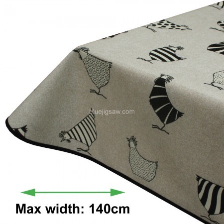 Chickens Acrylic Coated Tablecloth