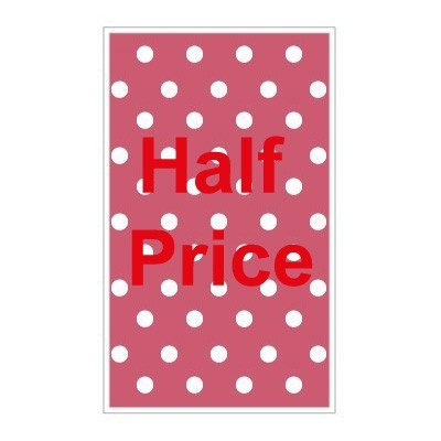Francoise Paviot Tablecovers, 160cm x 240cm, Polka Pale Fuchsia