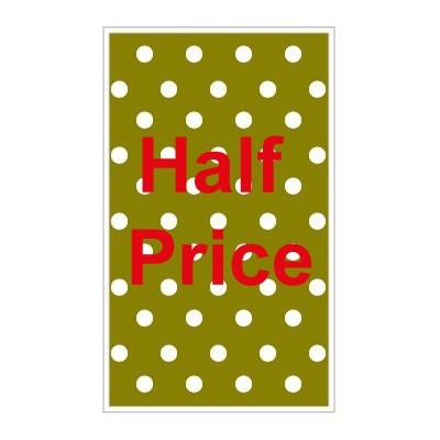 Francoise Paviot Tablecovers, 160cm x 240cm, Polka Evergreen
