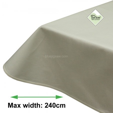 LinCott Ecru Acrylic Coated Tablecloth