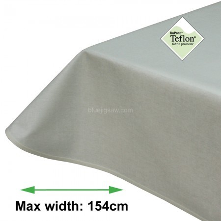 Symphony Plain Vellum White Acrylic Coated Tablecloth with Teflon