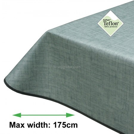 Symphony Blue Steel Acrylic Coated Tablecloth with Teflon