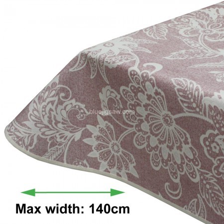 Danny Boy Soft Bordeaux Acrylic Coated Tablecloth
