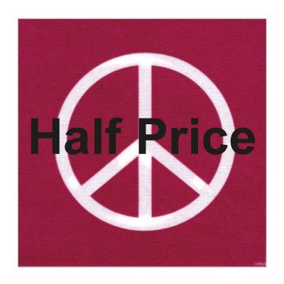 Francoise Paviot Dinner Napkin Burgundy Peace