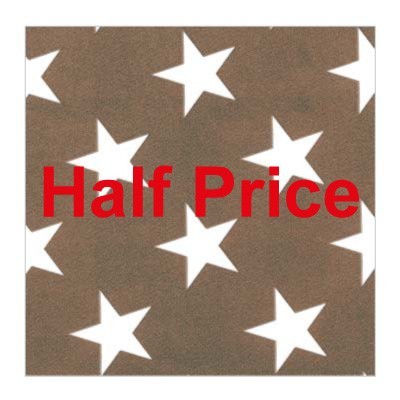 Francoise Paviot Dinner Napkin Taupe Stars