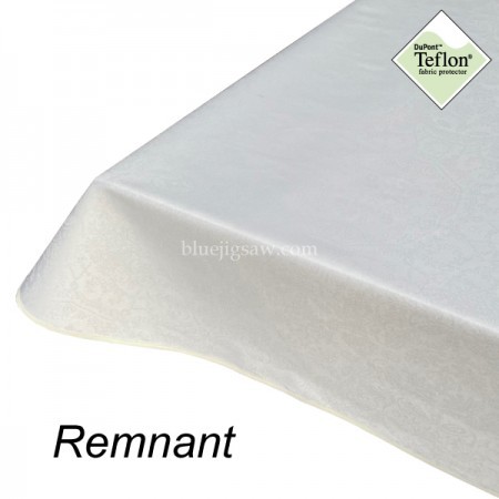 Acrylic Coated Fabric Remnant Strip, Vienna White 46cm x 153cm