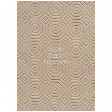 Rectangle Beige Table Protector