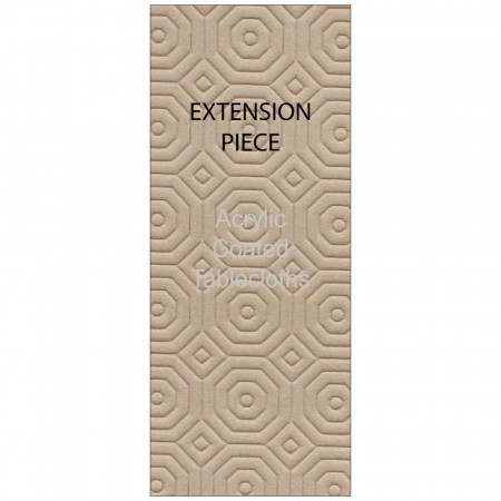 Rectangle Extension Beige Table Protector