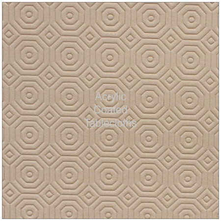 Square Beige Table Protector