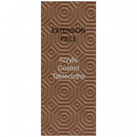 Rectangle Extension Brown Table Protector
