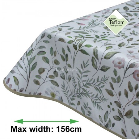 Gentle Jazmin Acrylic Coated Tablecloth with Teflon