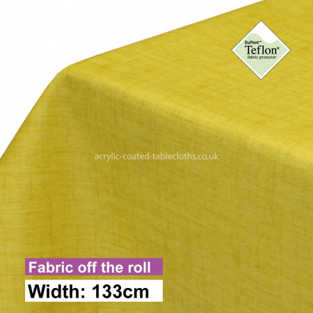 Symphony Lemon Yellow Acrylic Coated Fabric