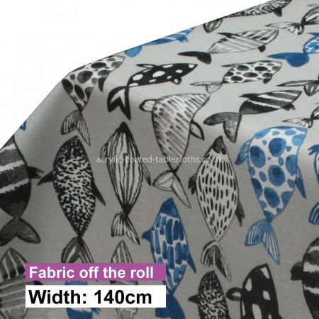 Mr Cod Fish Acrylic Coated Fabric