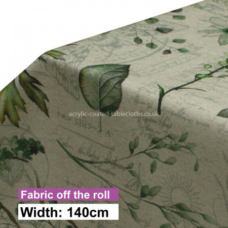 Botanical Acrylic Coated Fabric