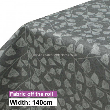 Turin Anthracite Acrylic Coated Fabric