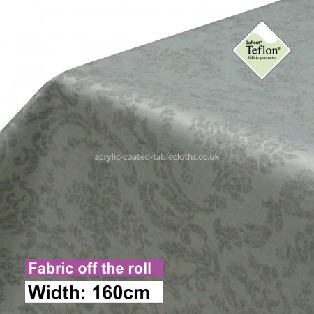 Park Lane Silver Acrylic Coated Fabric