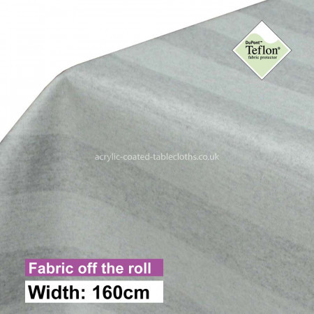 Silver Stripe Acrylic Coated Fabric