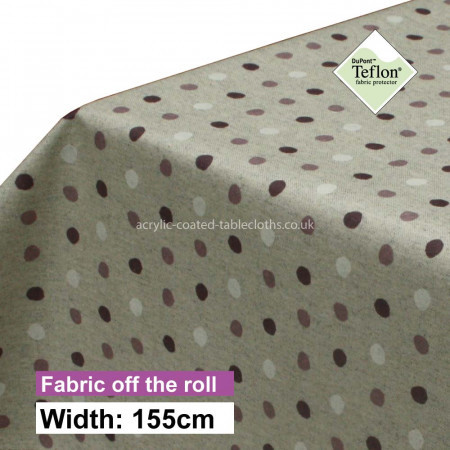Polka Dot Purples Acrylic Coated Fabric