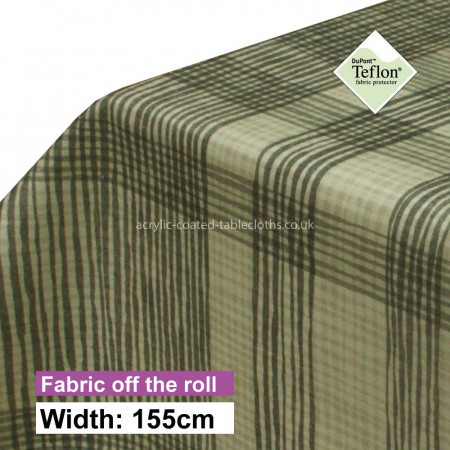Wiggly Woo Grey Acrylic Coated Fabric