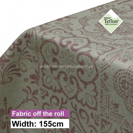 Medina Rose Acrylic Coated Fabric