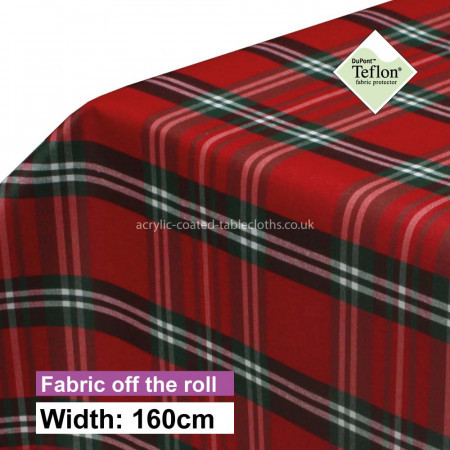 Tartan Acrylic Coated Fabric