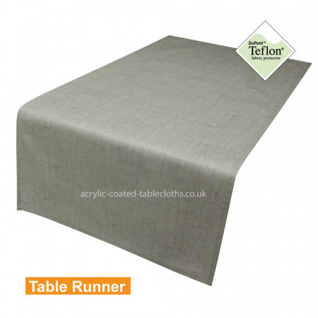 Symphony Light Silver Acrylic Coated Table Runner