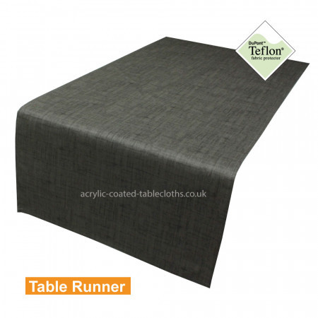Symphony Grey Acrylic Coated Table Runner