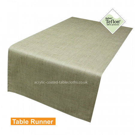 Symphony Natural Acrylic Coated Table Runner
