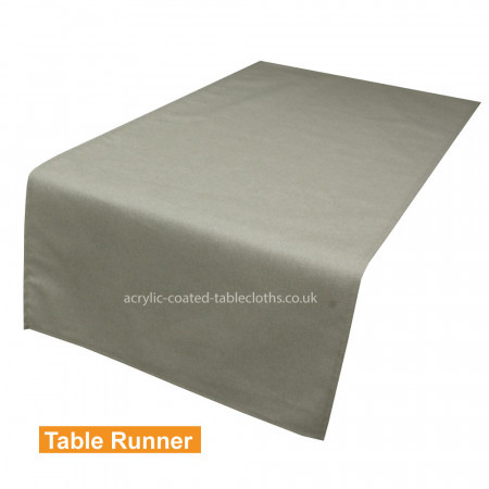 Maison Oatmeal Acrylic Coated Table Runner