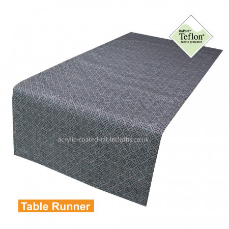 Milton Blue Acrylic Coated Table Runner