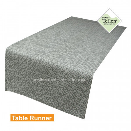Milton Grey Acrylic Coated Table Runner