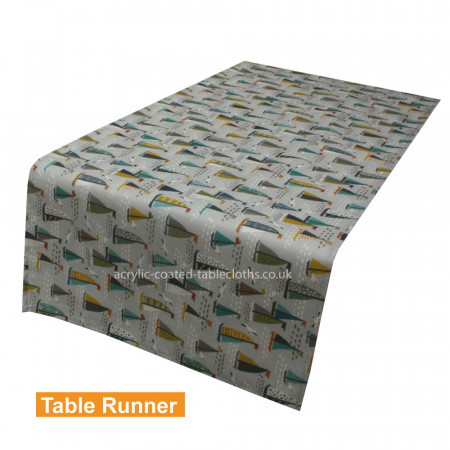 Solent Sailing Acrylic Coated Table Runner